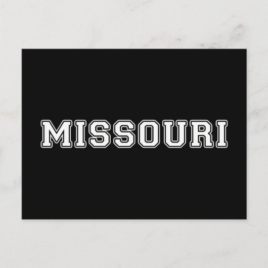 Missouri Briefkaart (Voorkant)