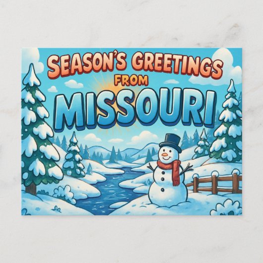 MISSOURI-Briefkaart Briefkaart (Voorkant)