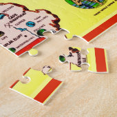 Missouri Briefkaart Kaart Jigsaw Puzzel (Zijkant)