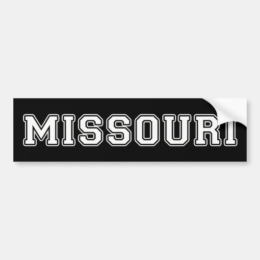 Missouri Bumpersticker (Voorkant)