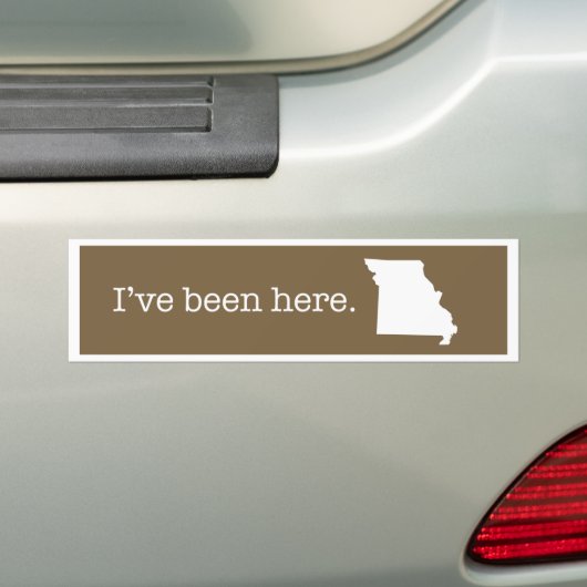 Missouri Bumpersticker (Op auto)