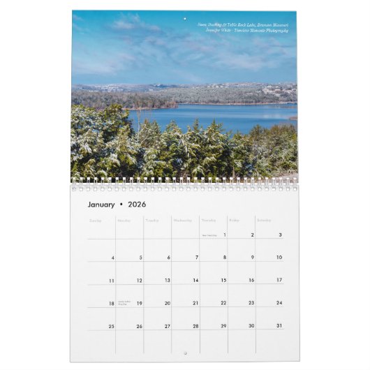 Missouri Calendar Kalender (Jan 2026)