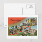 Missouri (Capital Building) — Grote brief Briefkaart (Voorkant / Achterkant)