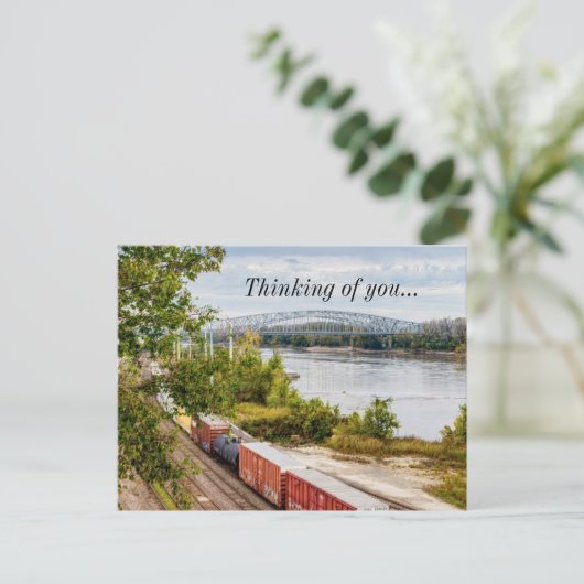 Missouri Capitol Uitzicht Denk aan uw Briefkaart (Staand voorkant)