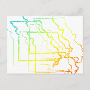 missouri chill blur briefkaart