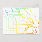 missouri chill blur briefkaart (Voorkant)
