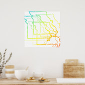 missouri chill blur poster (Keuken)