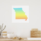 missouri chill fade poster (Keuken)