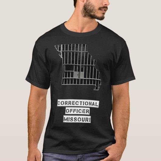 Missouri Correctional Officer Thin Grey Line T-shirt (Voorkant)
