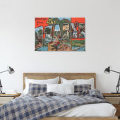 Missouri - De Ozarks - Grote Letter-scènes 2 Canvas Afdruk (Insitu (Slaapkamer))