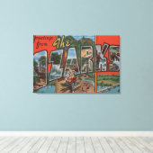 Missouri - De Ozarks - Grote Letter-scènes 2 Canvas Afdruk (Insitu (Houten vloer))