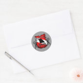 Missouri Diver Ronde Sticker (Envelop)
