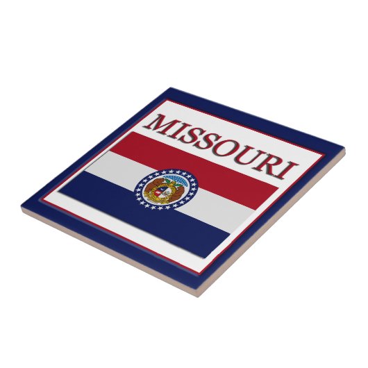 Missouri Flag Design Tegel Tegeltje (Zijkant)