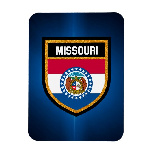 Missouri Flag Magneet (Verticaal)