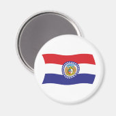 Missouri Flag Magnet (Voorkant / Achterkant)