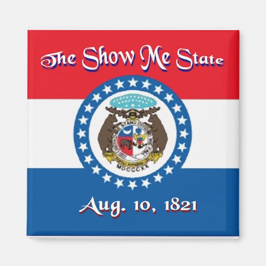 Missouri Flag Magnet (Voorkant)