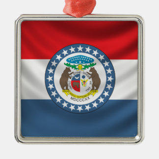 Missouri Flag Metalen Ornament