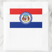 Missouri Flag Rechthoekige Sticker (Tas)