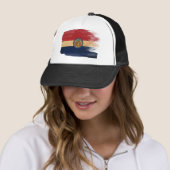 Missouri Flag Trucker Hat Pet (In situ)