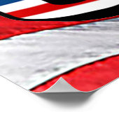 Missouri-foto en Amerikaanse tekst Poster (Hoek)