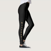 Missouri Gold Lettering Black Leggings (Rechts)