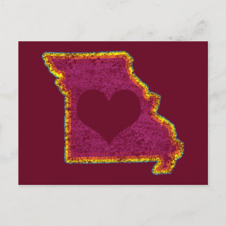 missouri grunge love briefkaart