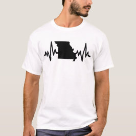Missouri heartbeat t-shirt