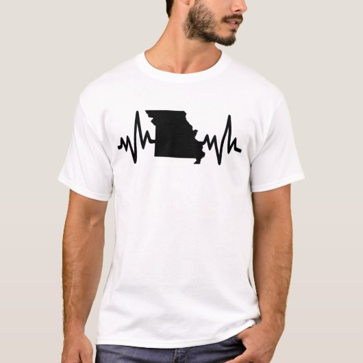 Missouri heartbeat t-shirt (Voorkant)