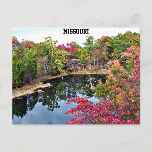 Missouri Herfst Foto Briefkaart (Voorkant)
