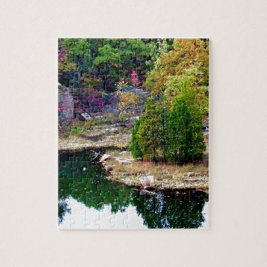 Missouri Herfst Trees foto Legpuzzel (Verticaal)