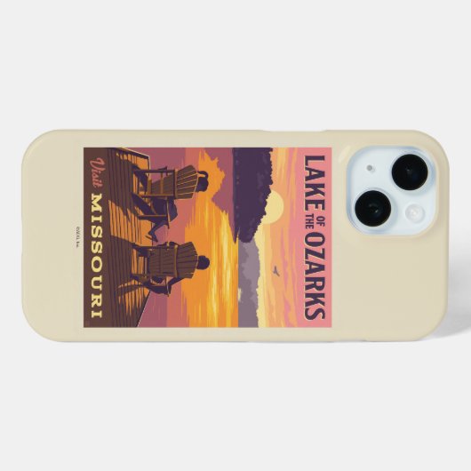 Missouri | Het meer van de Ozarks Case-Mate iPhone Case (Achterkant (horizontaal))