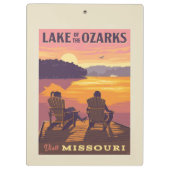 Missouri | Het meer van de Ozarks Klembord (Achterkant)