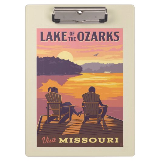 Missouri | Het meer van de Ozarks Klembord (Voorkant)