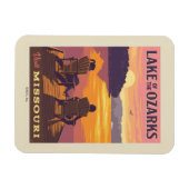 Missouri | Het meer van de Ozarks Magneet (Horizontaal)