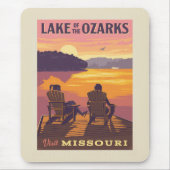 Missouri | Het meer van de Ozarks Muismat (Voorkant)