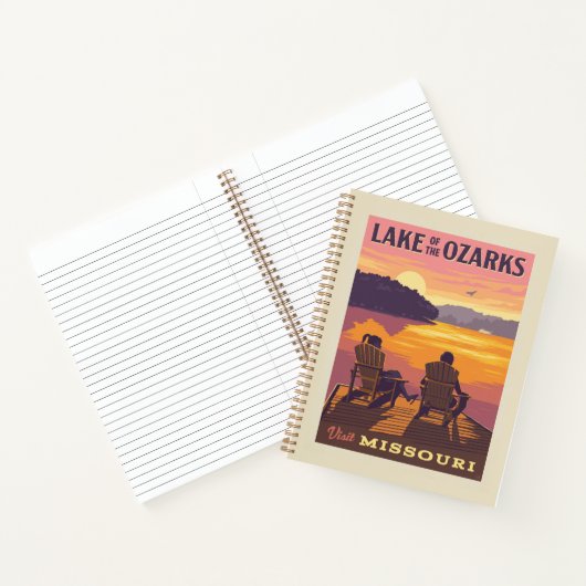 Missouri | Het meer van de Ozarks Notitieboek (Binnen)