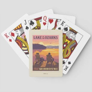 Missouri   Het meer van de Ozarks Pokerkaarten