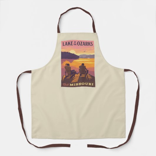 Missouri | Het meer van de Ozarks Schort (Voorkant)