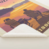 Missouri | Het meer van de Ozarks Sherpa Deken (3/4)