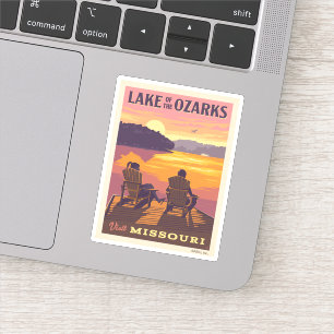 Missouri   Het meer van de Ozarks Sticker