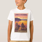 Missouri | Het meer van de Ozarks T-shirt (Voorkant)
