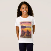 Missouri | Het meer van de Ozarks T-shirt (Voorkant volledig)