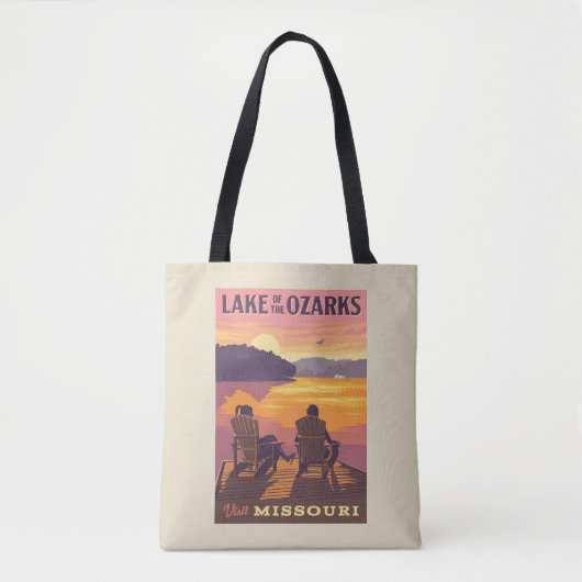 Missouri | Het meer van de Ozarks Tote Bag (Voorkant)