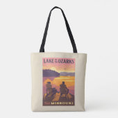 Missouri | Het meer van de Ozarks Tote Bag (Achterkant)
