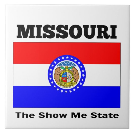 Missouri, het Show mij staat. Tegeltje (Voorkant)
