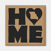 Missouri Home Heart State Fridge Magnet (Voorkant)