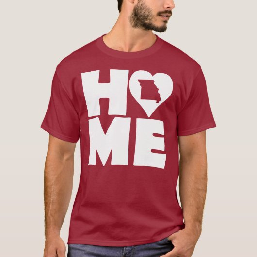 Missouri Home Heart State T-shirt (Voorkant)
