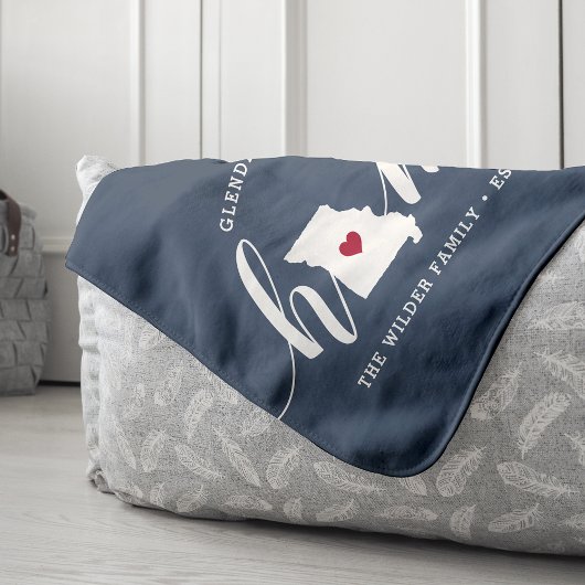 Missouri Home Staat Gepersonaliseerd Sherpa Deken