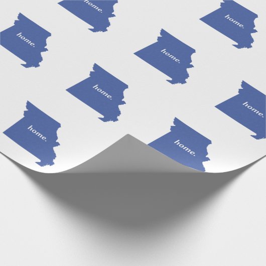 Missouri Home State Blue Cadeaupapier (Hoek)