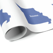 Missouri Home State Blue Cadeaupapier (Rol Hoek)